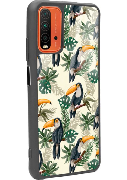 Xiaomi Redmi 9t Tukan Kuşu Tasarımlı Glossy Telefon Kılıfı fiyatları