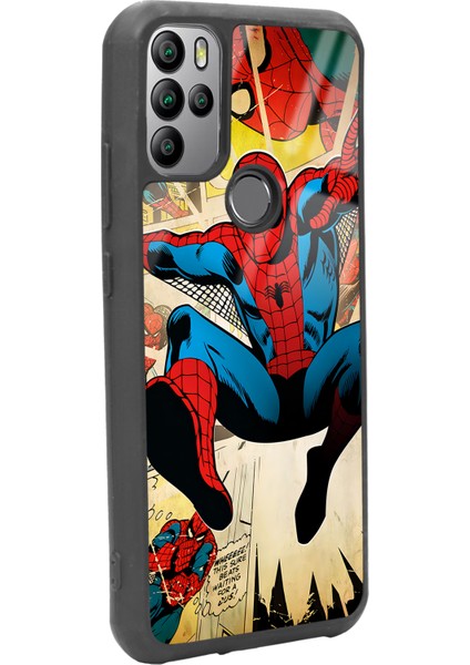 General Mobile Gm 21 Pro Spider-Man Örümcek Adam Tasarımlı Glossy Telefon Kılıfı