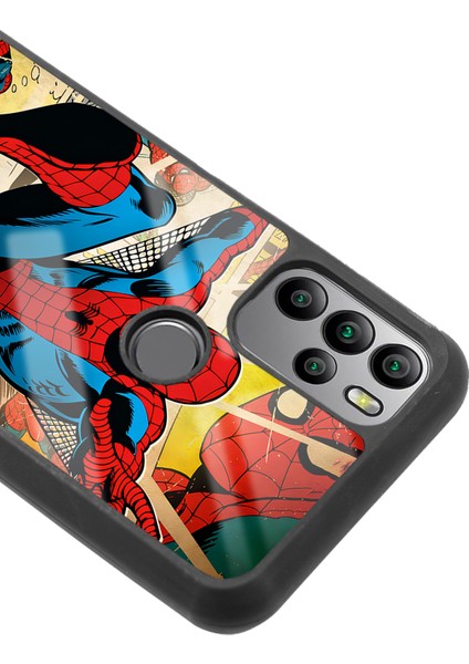 General Mobile Gm 21 Pro Spider-Man Örümcek Adam Tasarımlı Glossy Telefon Kılıfı