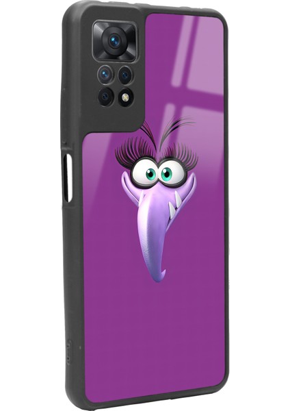 Xiaomi Redmi Note 11 Pro Purple Angry Birds Tasarımlı Glossy Telefon Kılıfı fiyatları