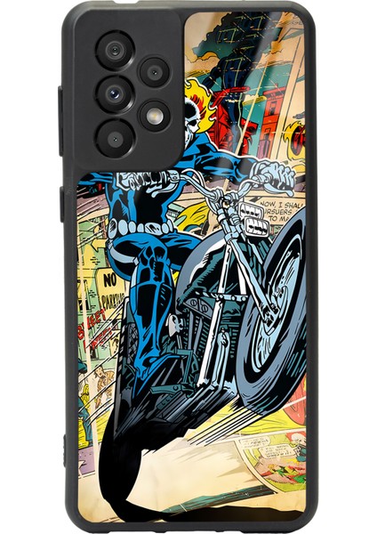 Samsung Galaxy A-33 Hayalet Sürücü Tasarımlı Glossy Telefon Kılıfı