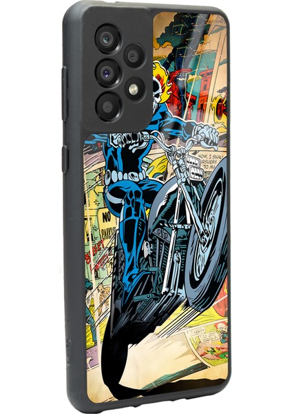 Samsung Galaxy A-33 Hayalet Sürücü Tasarımlı Glossy Telefon Kılıfı fiyatları