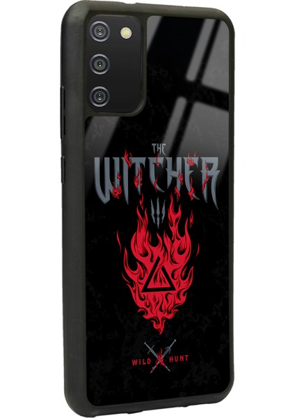 Samsung Galaxy A-02S Witcher 3 Fire Tasarımlı Glossy Telefon Kılıfı fiyatları
