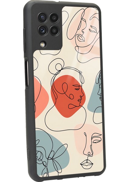 Samsung Galaxy A-22 Nude Maske Tasarımlı Glossy Telefon Kılıfı fiyatları