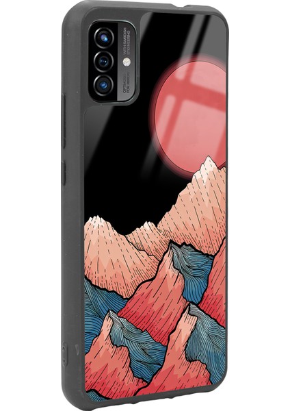 P13 Blue Max Pro Lite Dağ Güneş Tasarımlı Glossy Telefon Kılıfı fiyatları