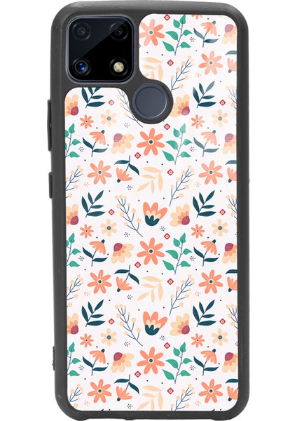 Oppo Realme C25 Minik Sonbahar Tasarımlı Glossy Telefon Kılıfı