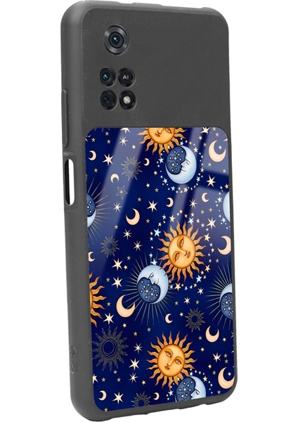 Poco M4 Pro Ay Güneş Pijama Tasarımlı Glossy Telefon Kılıfı fiyatları