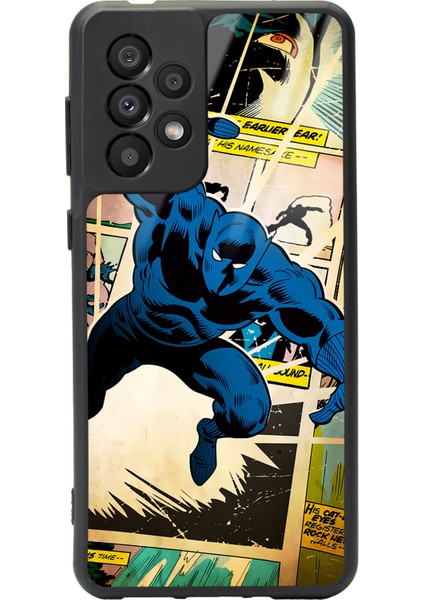 Samsung Galaxy A-33 Black Panther Kara Panter Tasarımlı Glossy Telefon Kılıfı