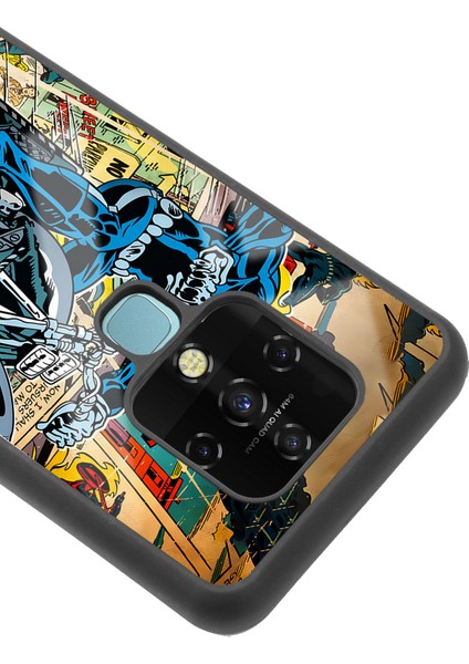 Tecno Camon 16 Hayalet Sürücü Tasarımlı Glossy Telefon Kılıfı modelleri