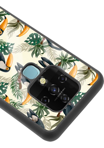 Tecno Camon 16 Tukan Kuşu Tasarımlı Glossy Telefon Kılıfı