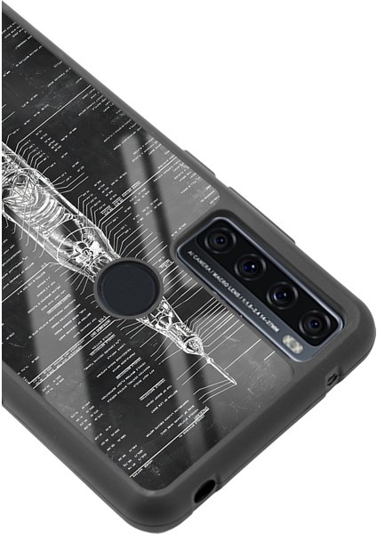Tcl 20 Se Apollo Plan Tasarımlı Glossy Telefon Kılıfı modelleri