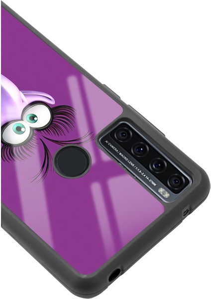Tcl 20 Se Purple Angry Birds Tasarımlı Glossy Telefon Kılıfı modelleri