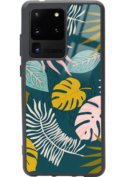 Samsung Galaxy S20 Ultra Color Leaf Tasarımlı Glossy Telefon Kılıfı
