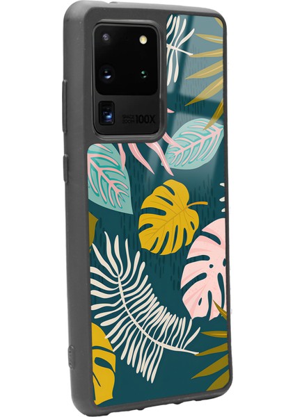 Samsung Galaxy S20 Ultra Color Leaf Tasarımlı Glossy Telefon Kılıfı fiyatları