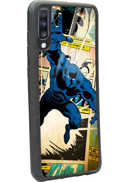 Samsung Galaxy A70 Black Panther Kara Panter Tasarımlı Glossy Telefon Kılıfı fiyatları