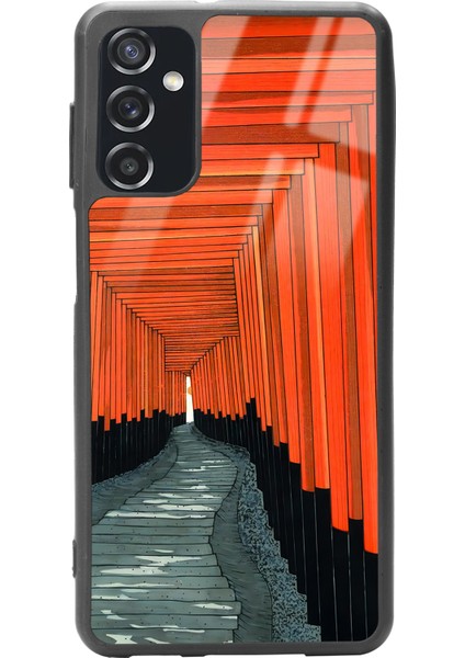 Samsung Galaxy M52 Pastel Pencereler Tasarımlı Glossy Telefon Kılıfı