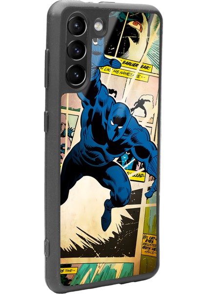 Samsung Galaxy S21 Black Panther Kara Panter Tasarımlı Glossy Telefon Kılıfı fiyatları