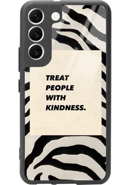 Samsung Galaxy S22 Zebra Motto Tasarımlı Glossy Telefon Kılıfı