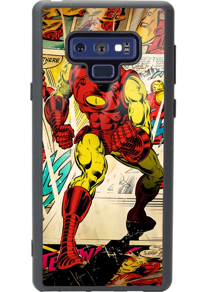 Samsung Galaxy Note 9 Iron Man Demir Adam Tasarımlı Glossy Telefon Kılıfı