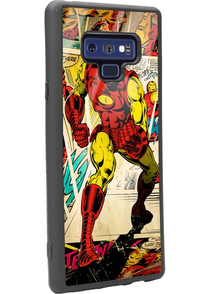 Samsung Galaxy Note 9 Iron Man Demir Adam Tasarımlı Glossy Telefon Kılıfı fiyatları