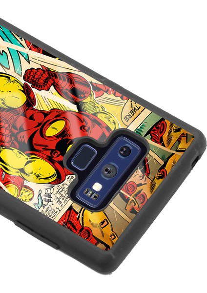 Samsung Galaxy Note 9 Iron Man Demir Adam Tasarımlı Glossy Telefon Kılıfı modelleri