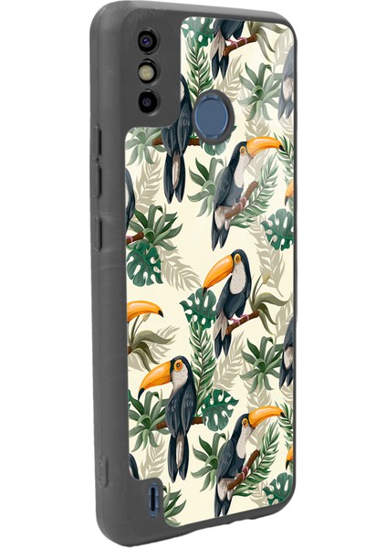 Tecno Spark 6 Go Tukan Kuşu Tasarımlı Glossy Telefon Kılıfı