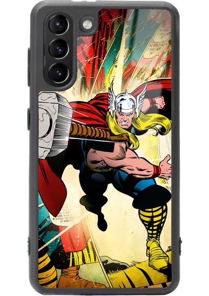 Samsung Galaxy S21 Thor Tasarımlı Glossy Telefon Kılıfı