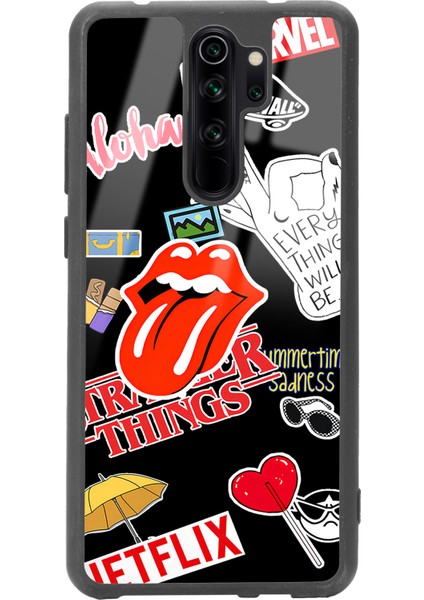 Xiaomi Redmi Note 8 Pro Sticker Tasarımlı Glossy Telefon Kılıfı