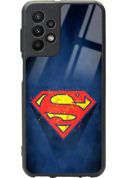 Samsung Galaxy A23 Superman Tasarımlı Glossy Telefon Kılıfı