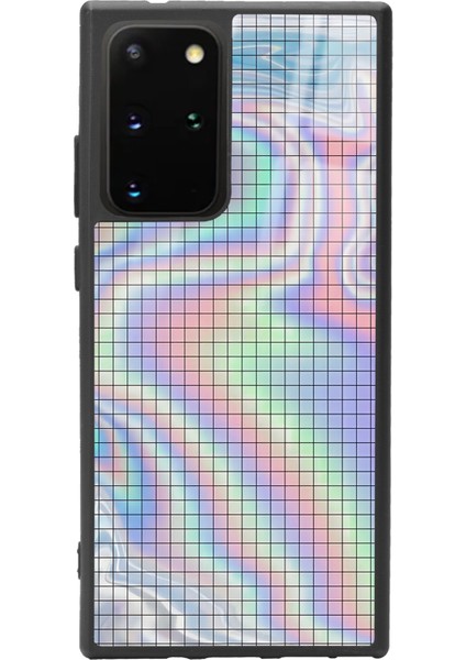 Samsung Galaxy S20 Plus Neon Dama Tasarımlı Glossy Telefon Kılıfı