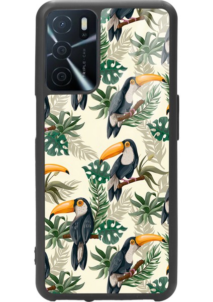 Oppo A-16 Tukan Kuşu Tasarımlı Glossy Telefon Kılıfı