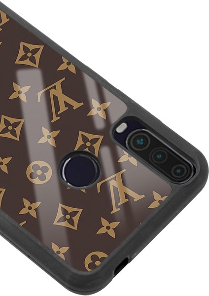 General Mobile Gm 10 Kahverengi Lv Tasarımlı Glossy Telefon Kılıfı
