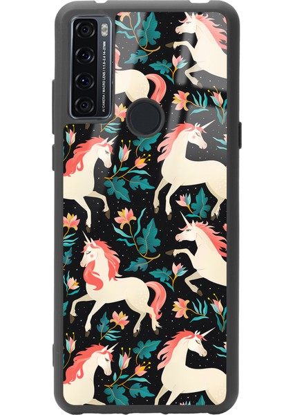 Samsung Galaxy S21 Unicorn Desenli Tasarımlı Glossy Telefon Kılıfı