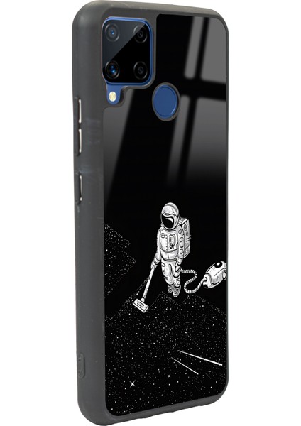 Oppo Realme C15 Astronot Tatiana Tasarımlı Glossy Telefon Kılıfı fiyatları
