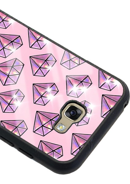 Samsung Galaxy A7 (2017) Diamond Tasarımlı Glossy Telefon Kılıfı modelleri