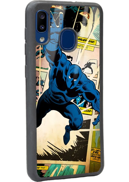 Samsung Galaxy A30 Black Panther Kara Panter Tasarımlı Glossy Telefon Kılıfı fiyatları