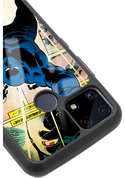 Oppo Realme C25 Black Panther Kara Panter Tasarımlı Glossy Telefon Kılıfı modelleri