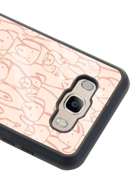 Samsung Galaxy J7 (2016) Pink Dog Tasarımlı Glossy Telefon Kılıfı modelleri