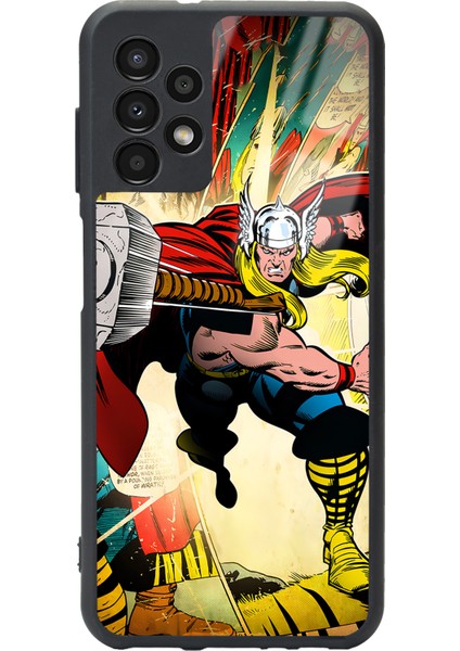 Samsung Galaxy A-13 Thor Tasarımlı Glossy Telefon Kılıfı