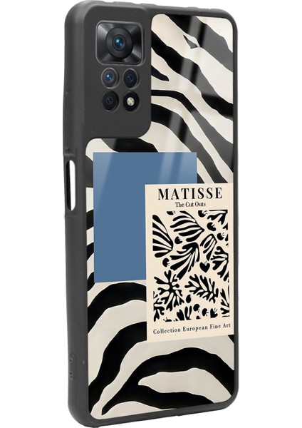 Xiaomi Redmi Note 11 Pro Zebra Matısse Tasarımlı Glossy Telefon Kılıfı