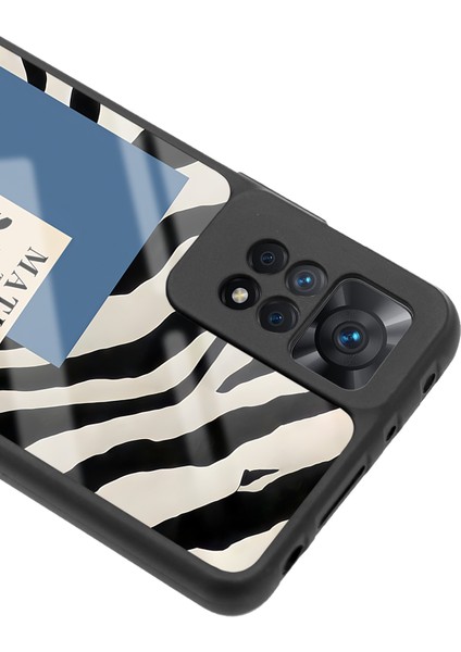 Xiaomi Redmi Note 11 Pro Zebra Matısse Tasarımlı Glossy Telefon Kılıfı