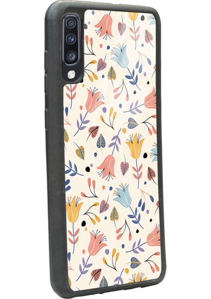 Samsung Galaxy A70 Beyaz Bindanlı Tasarımlı Glossy Telefon Kılıfı fiyatları