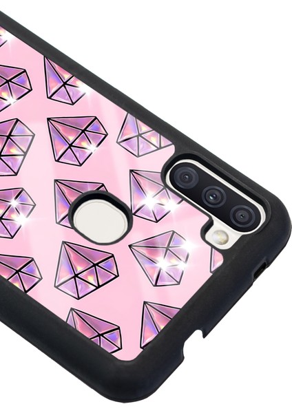 Samsung Galaxy M11 Diamond Tasarımlı Glossy Telefon Kılıfı modelleri