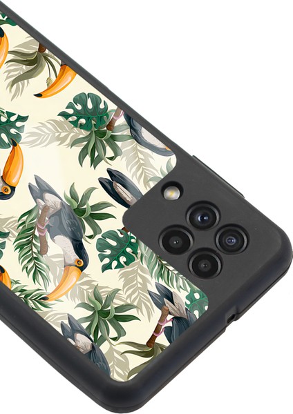 Samsung Galaxy A-22 Tukan Kuşu Tasarımlı Glossy Telefon Kılıfı