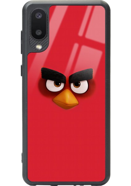 Samsung Galaxy A-02 Red Angry Birds Tasarımlı Glossy Telefon Kılıfı