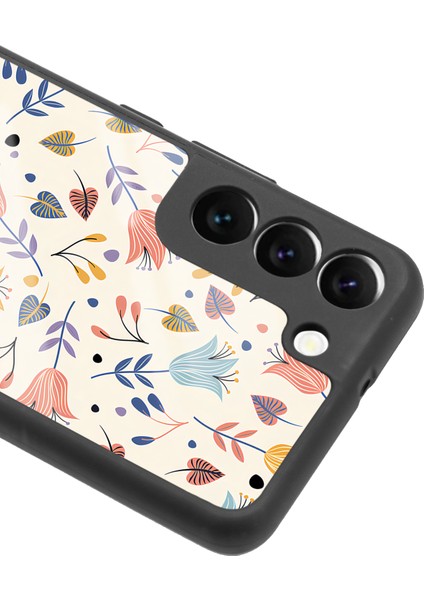 Samsung Galaxy S22 Beyaz Bindanlı Tasarımlı Glossy Telefon Kılıfı modelleri