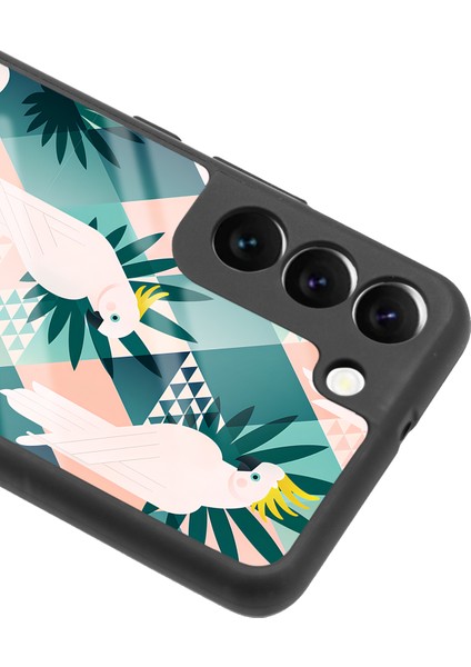 Samsung Galaxy S22 Retro Papağan Tasarımlı Glossy Telefon Kılıfı modelleri