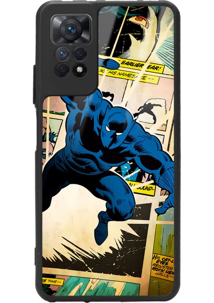 Xiaomi Redmi Note 11 Pro Black Panther Kara Panter Tasarımlı Glossy Telefon Kılıfı
