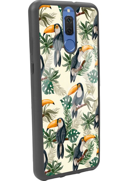 Huawei Mate 10 Lite Tukan Kuşu Tasarımlı Glossy Telefon Kılıfı