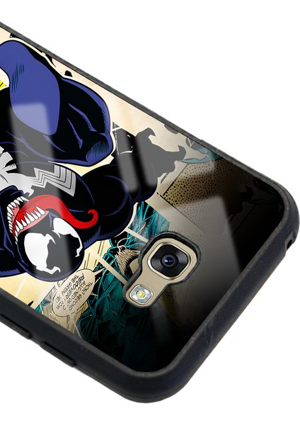 Samsung Galaxy A7 (2017) Venom Tasarımlı Glossy Telefon Kılıfı modelleri